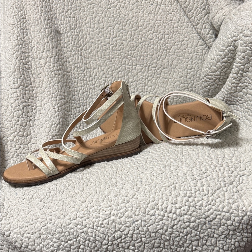 Boutique by Corky’s Tan Strappy Sandals. They're perfect for any occasion. - Picture 2 of 8